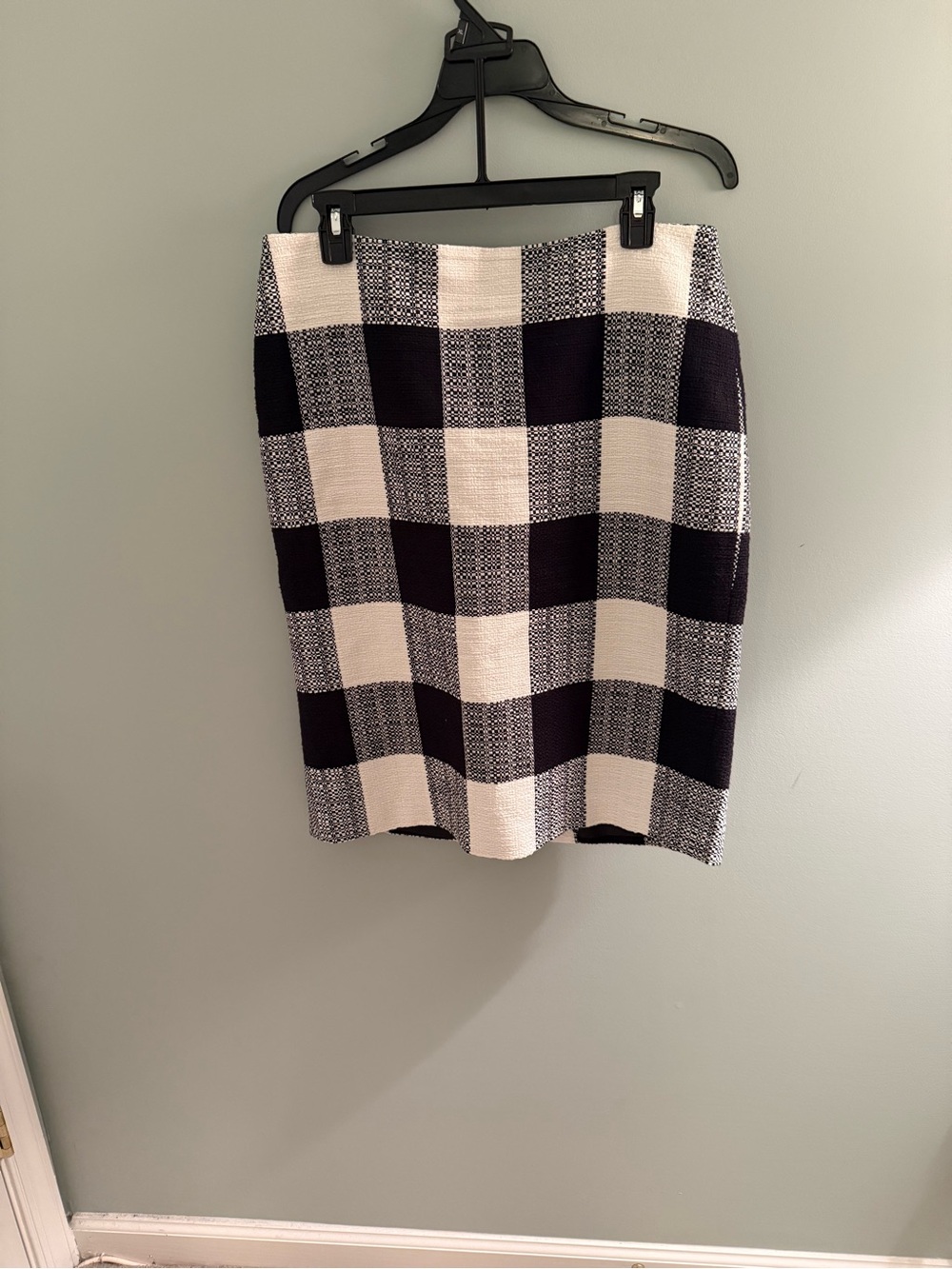 Talbots size 10 black and white large check great for work or dinner meetings
